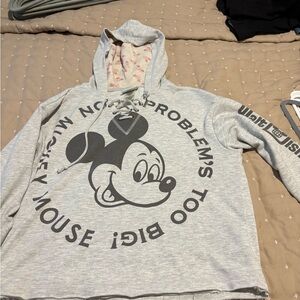 Disney Mickey Mouse Gray Hoodie